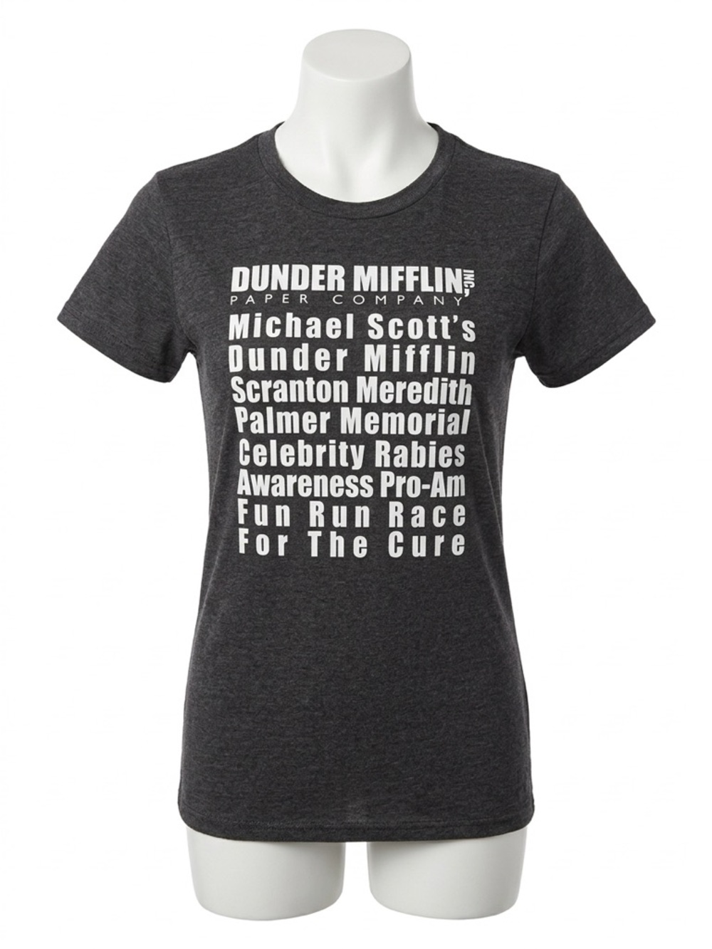 The Office Michael Scott Rabies Fun Run TV Show Graphic Cotton Shirt Size Medium